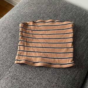 Garage stripes tube top